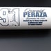 Oswald Peraza Signed 1st First Hit Cooperstown Baseball Bat Yankees JSA COA /91
