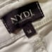 NYDJ Marilyn white denim capri with frayed cuff size 14
