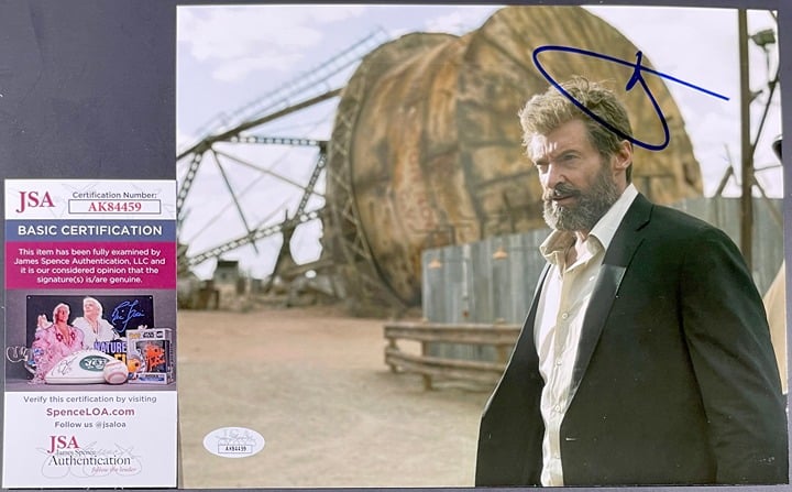 Hugh Jackman Signed Logan Wolverine 8x10 Photo B Autograph X-Men JSA COA