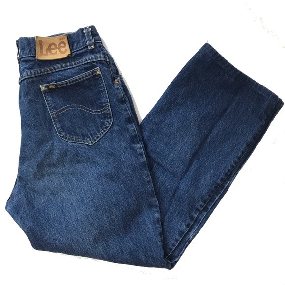 Vintage High Rise Mom Jeans Dark Wash 16