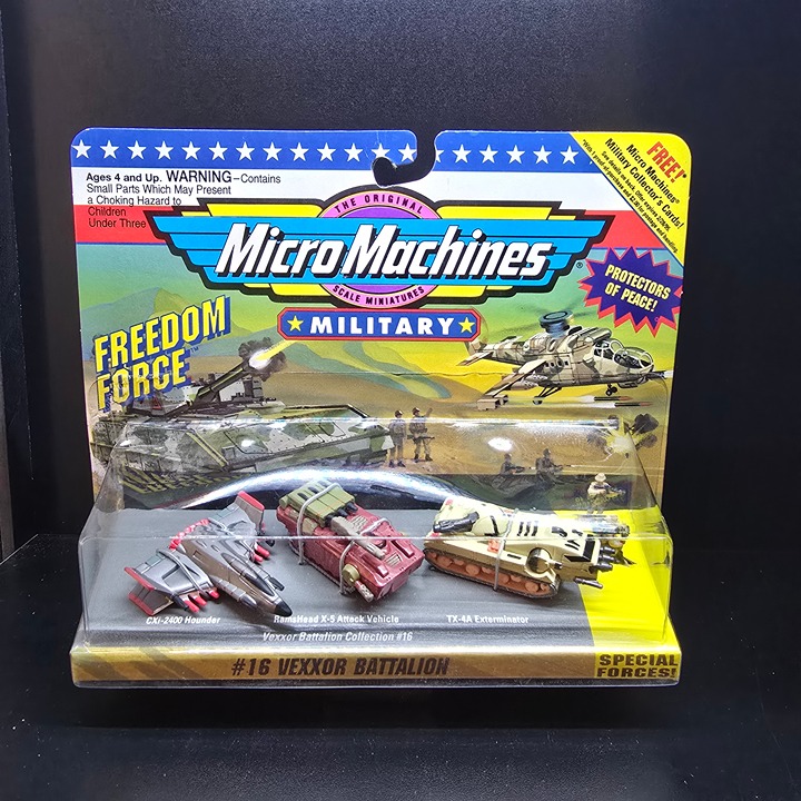 Vtg 1993 Micro Machines Military #16 Vexxor Battalion Freedom Force NIB