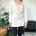 Athleta Scoop Neck Long Hoodie Oatmeal XL