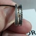 Pandora authentic brand new sterling silver logo pave cz & beads ring size 7
