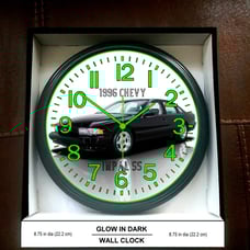 Glow in the Dark Wall Clock 1996 Chevy Impala SS Super Sport Wall Clock NEW!