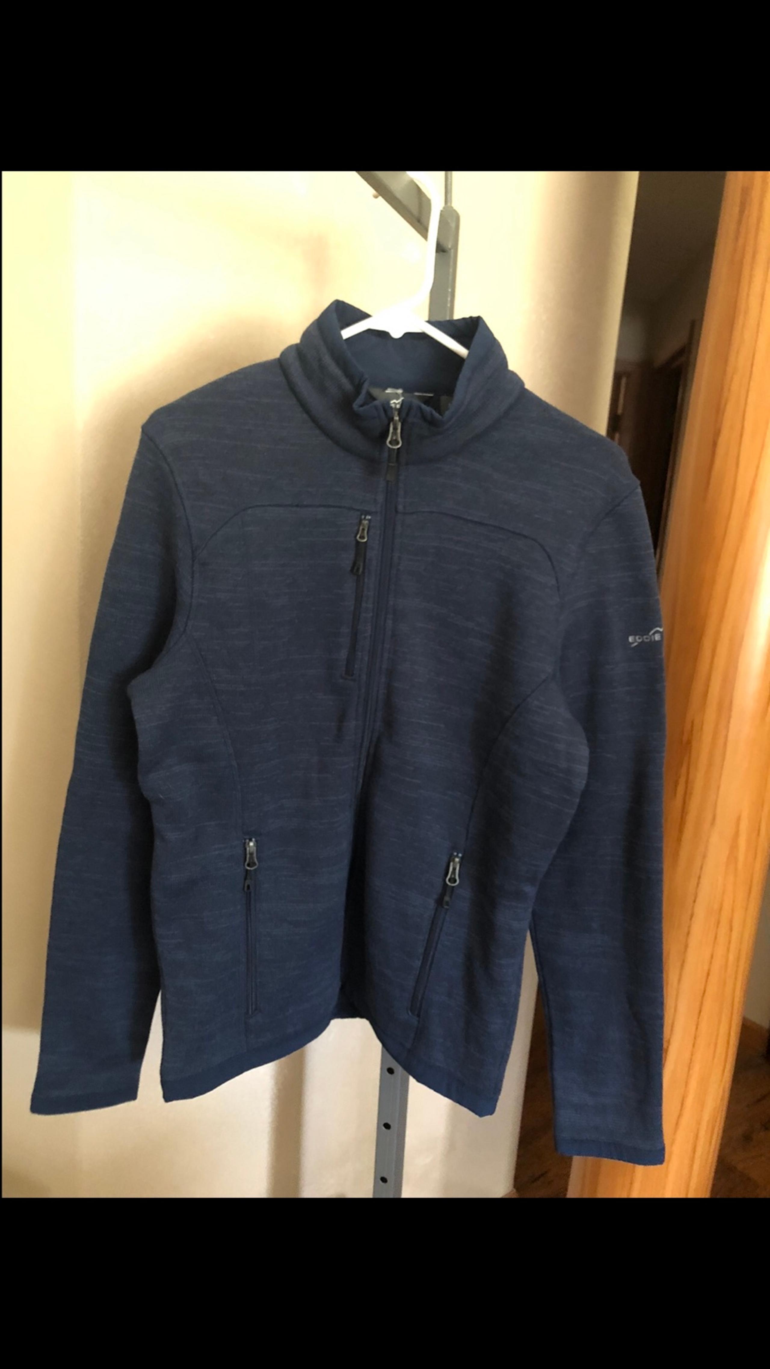 Mens Eddie Bauer Sweater Fleece Full Zip Size XS NEW NWT