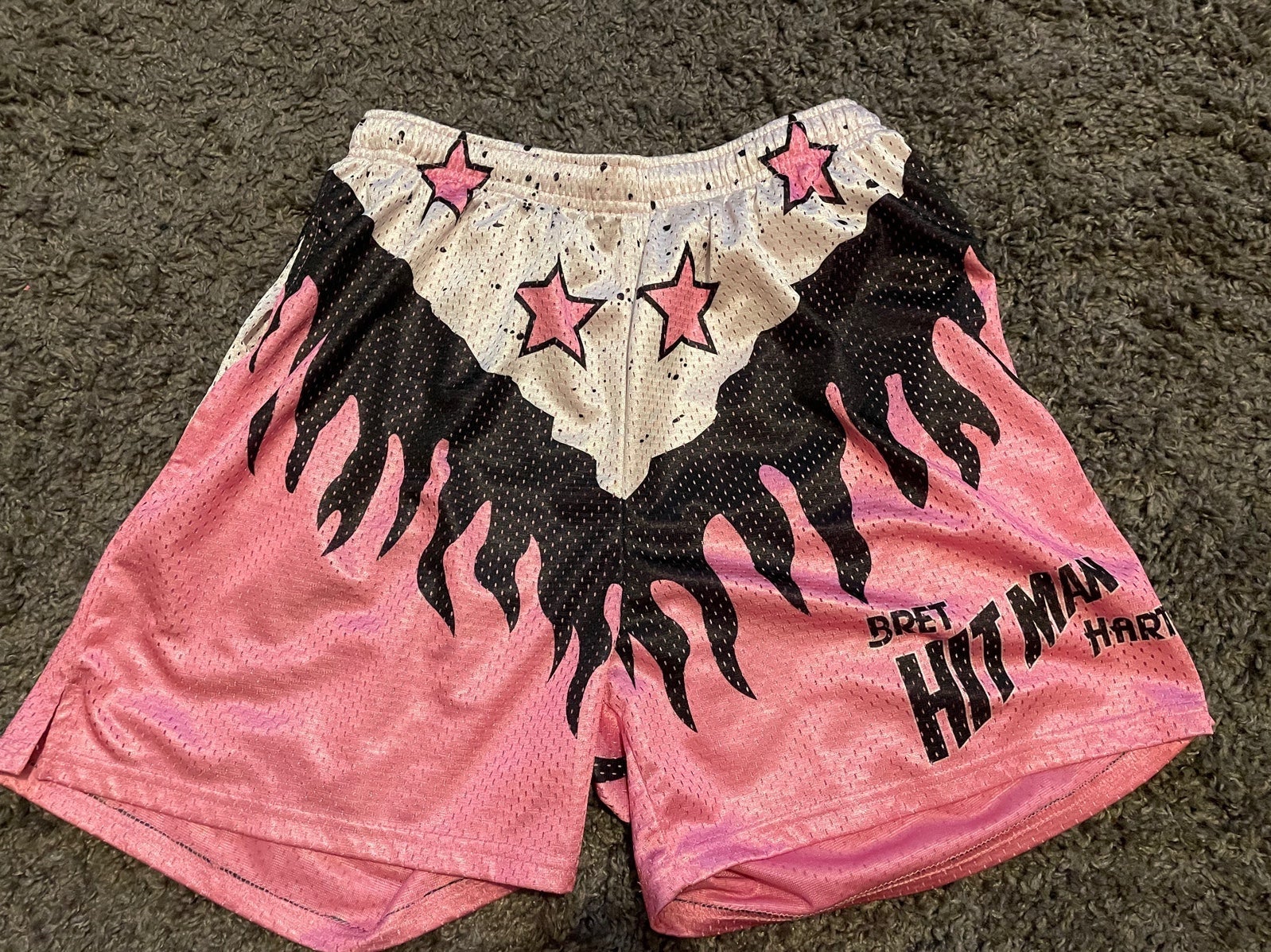 BRET HART CHALK LINE SHORTS