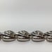 Sterling Silver Puffy Designer Link Bracelet 30gms Size 7.25” New