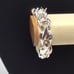 Sterling Silver Puffy Designer Link Bracelet 30gms Size 7.25” New