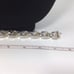 Sterling Silver Puffy Designer Link Bracelet 30gms Size 7.25” New