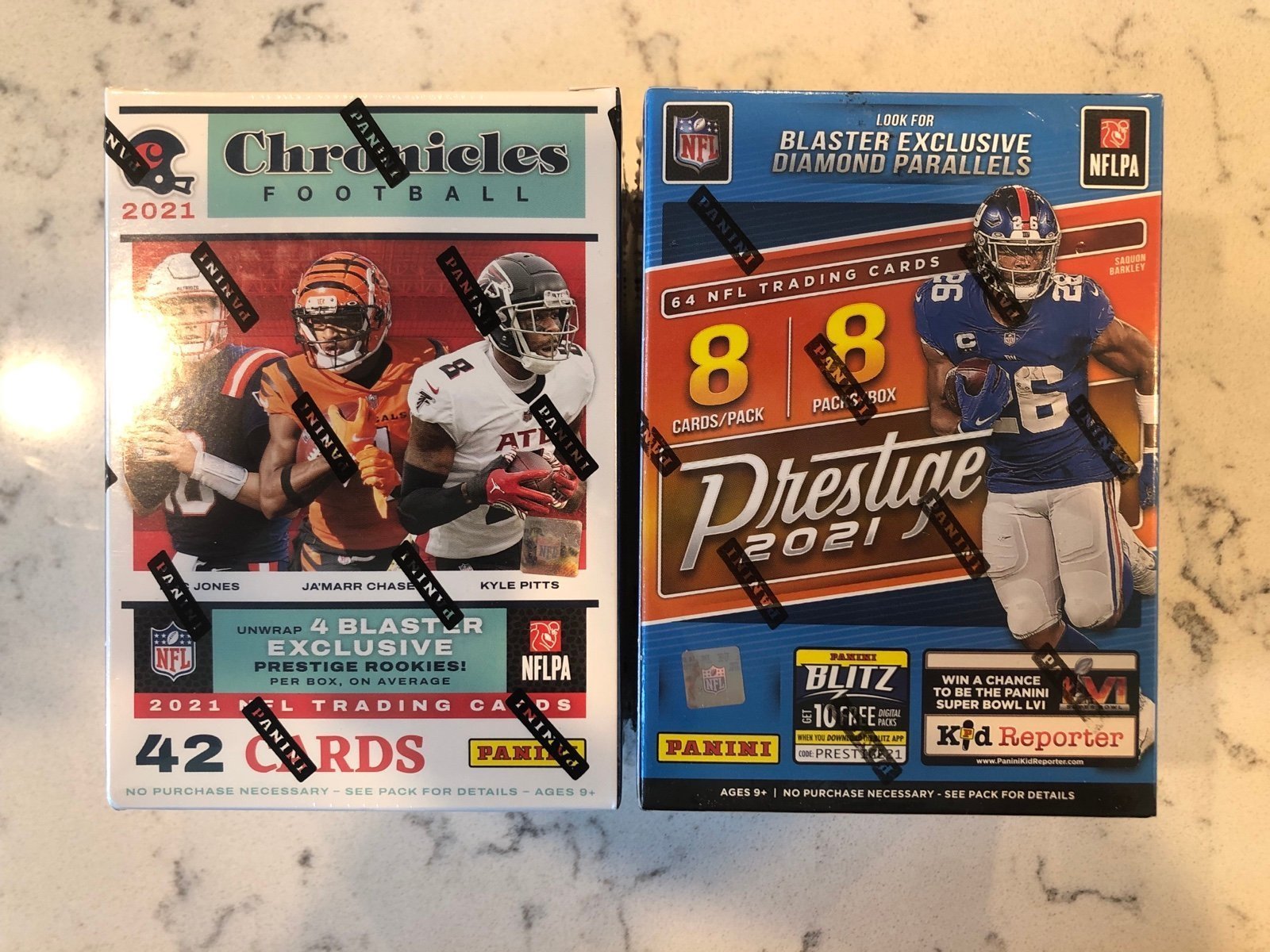 2021 Panini Prestige & Chronicles Blaster Box Lot - NEW SEALED