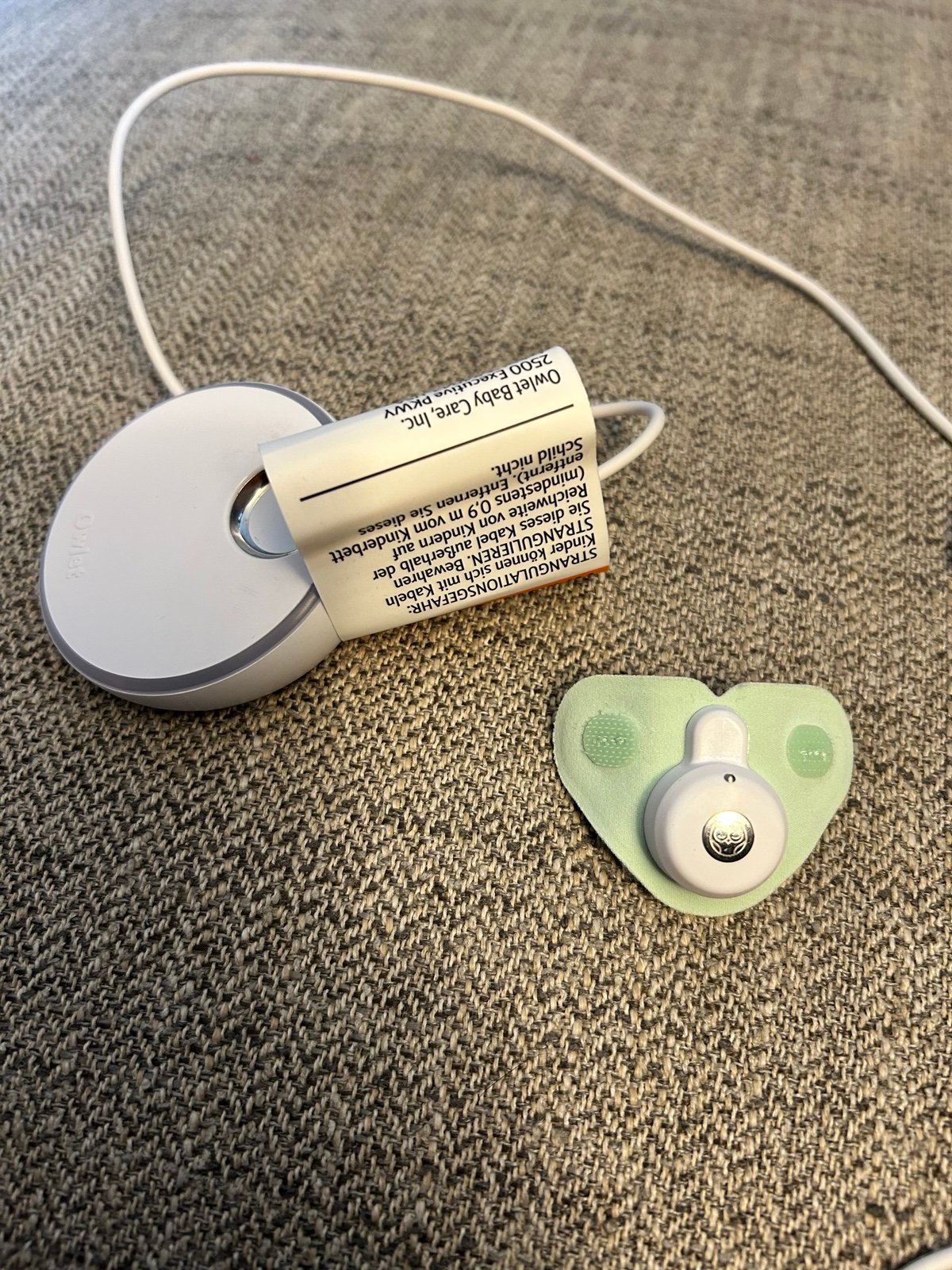Owlet Dream Sock in Teal - Smart baby monitor