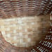Vintage boho wall hanging Wicker cottagecore basket