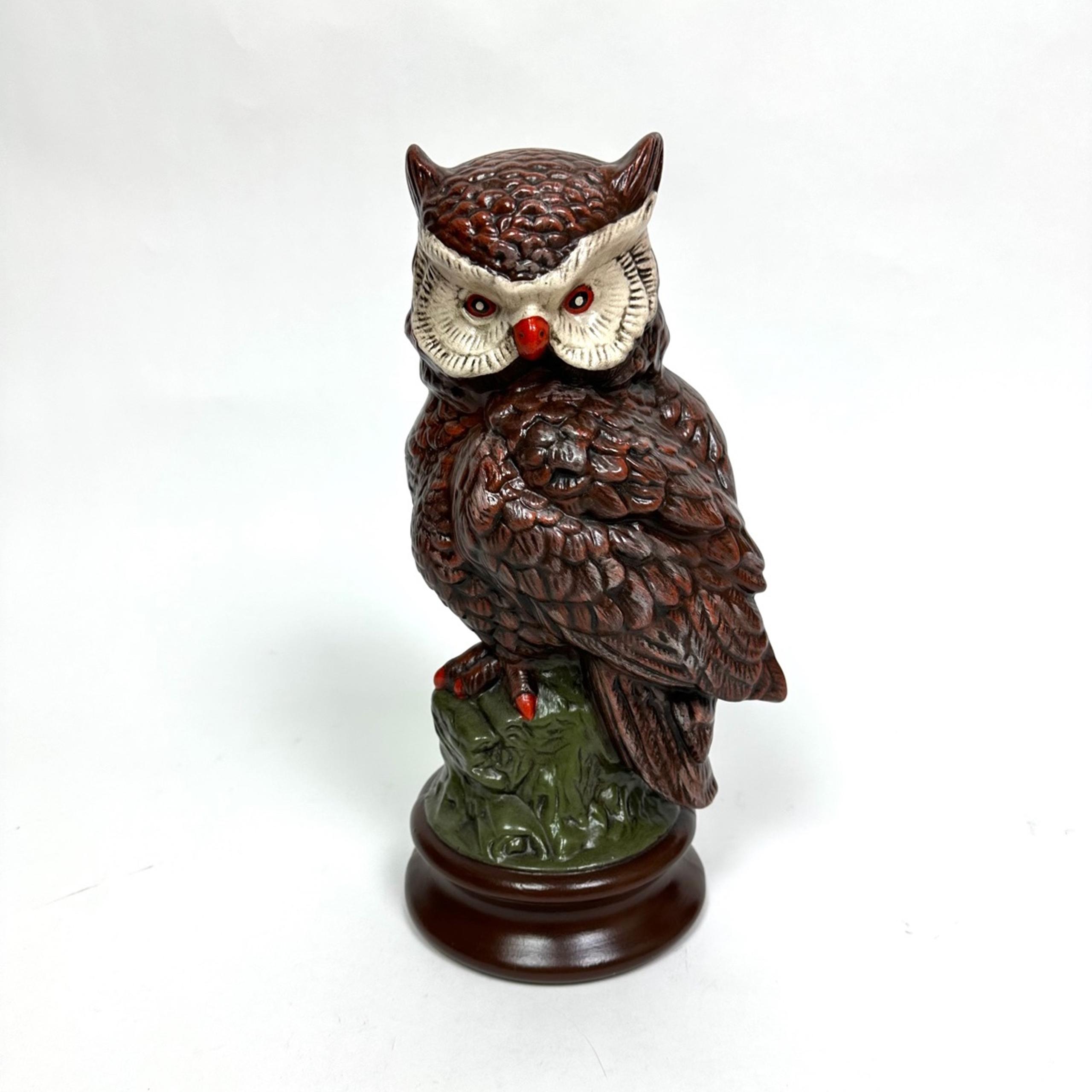 Vintage 70s Owl Figurine