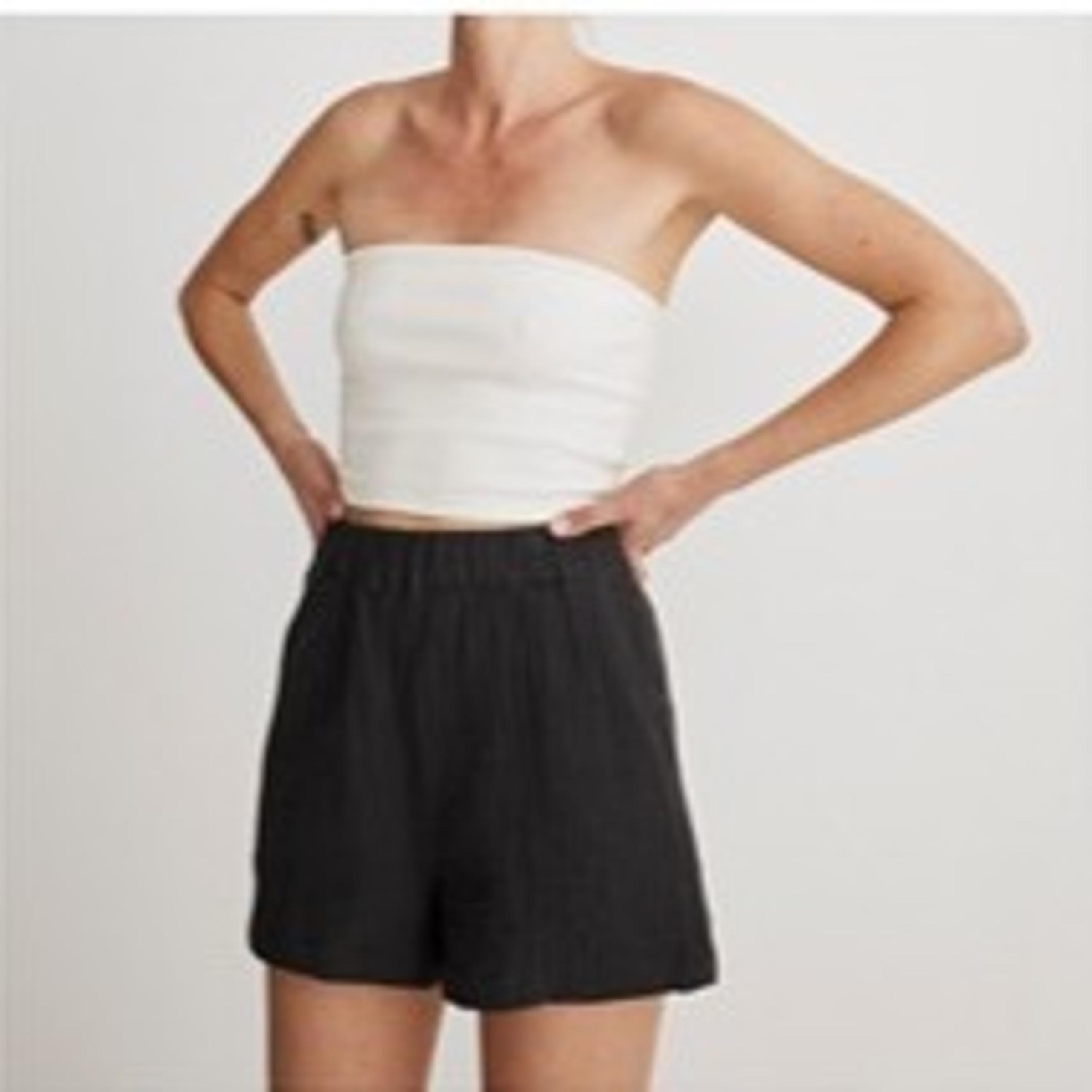Madewell Easy Pull-On High Waist Shorts Lightspun Size Medium