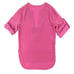 BCBGMAXAZRIA Emmalise Berry Blush Roll Tab Sleeve Silk Blouse