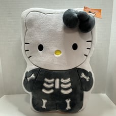 Hello Kitty Halloween Skeleton Costume Plush Pillow 19” Stuffed Soft 2024 New