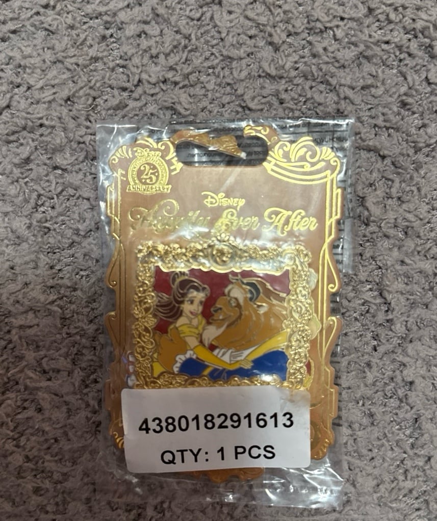 Beauty and the Beast Slider Pin – Happily Ever After – Limited Edition
