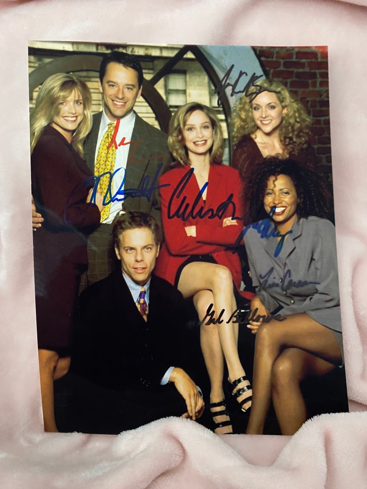 Ally McBeal Cast signed Photo