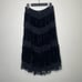 Apostraphe Womens Skirt Petite S Black Midi Grunge Y2K Streetwear Velvet Lace