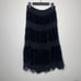 Apostraphe Womens Skirt Petite S Black Midi Grunge Y2K Streetwear Velvet Lace