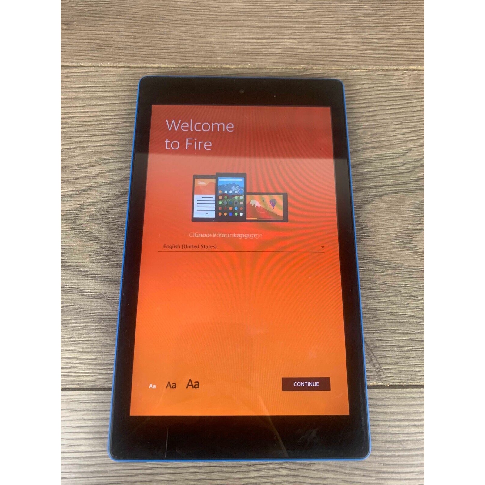 Amazon Kindle Fire HD 8 6th Generation 32GB WiFi 8in Blue Tablet PR53DC