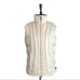 Woolrich Cream Lined Puffer Vest Quilted Outdoor Lined Women's Size Small S