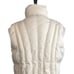 Woolrich Cream Lined Puffer Vest Quilted Outdoor Lined Women's Size Small S