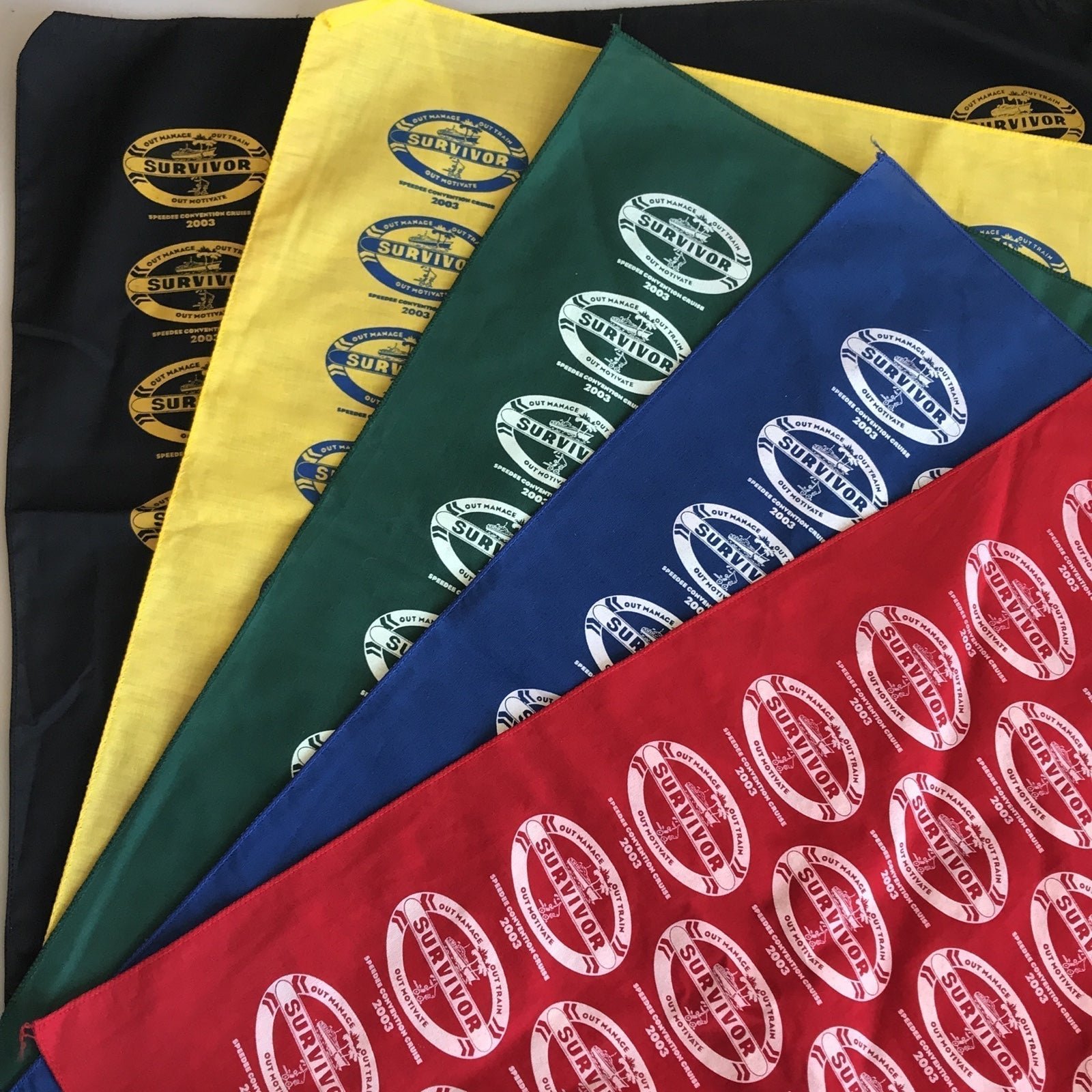 Survivor bandannas set of 5
