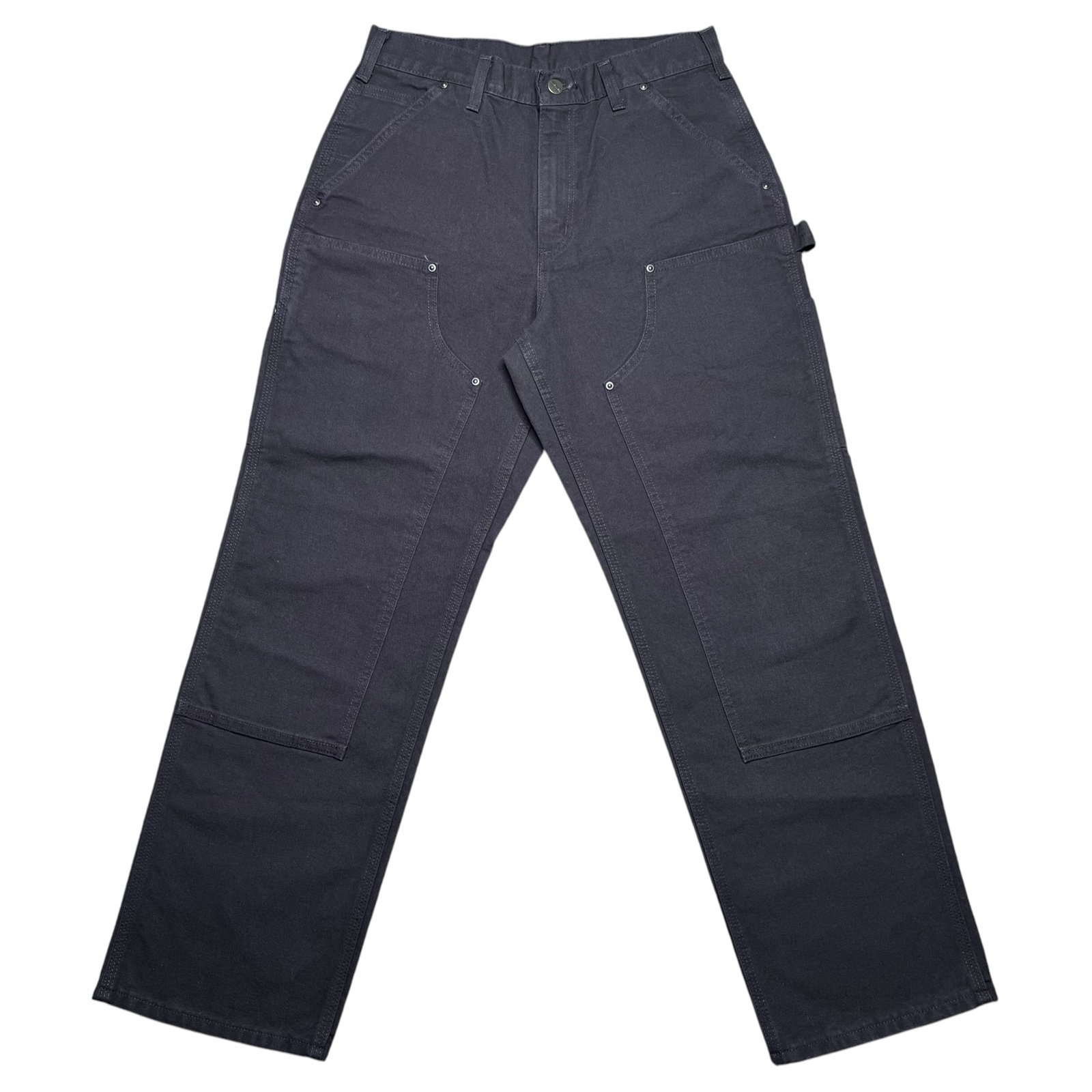 NWT Carhartt Brown Double Knee Carpenter Canvas Dungaree Pants