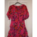 Tanya Taylor Kayla Falling Floral Pink Flower Ruffle Mini Dress Size 2