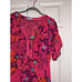 Tanya Taylor Kayla Falling Floral Pink Flower Ruffle Mini Dress Size 2
