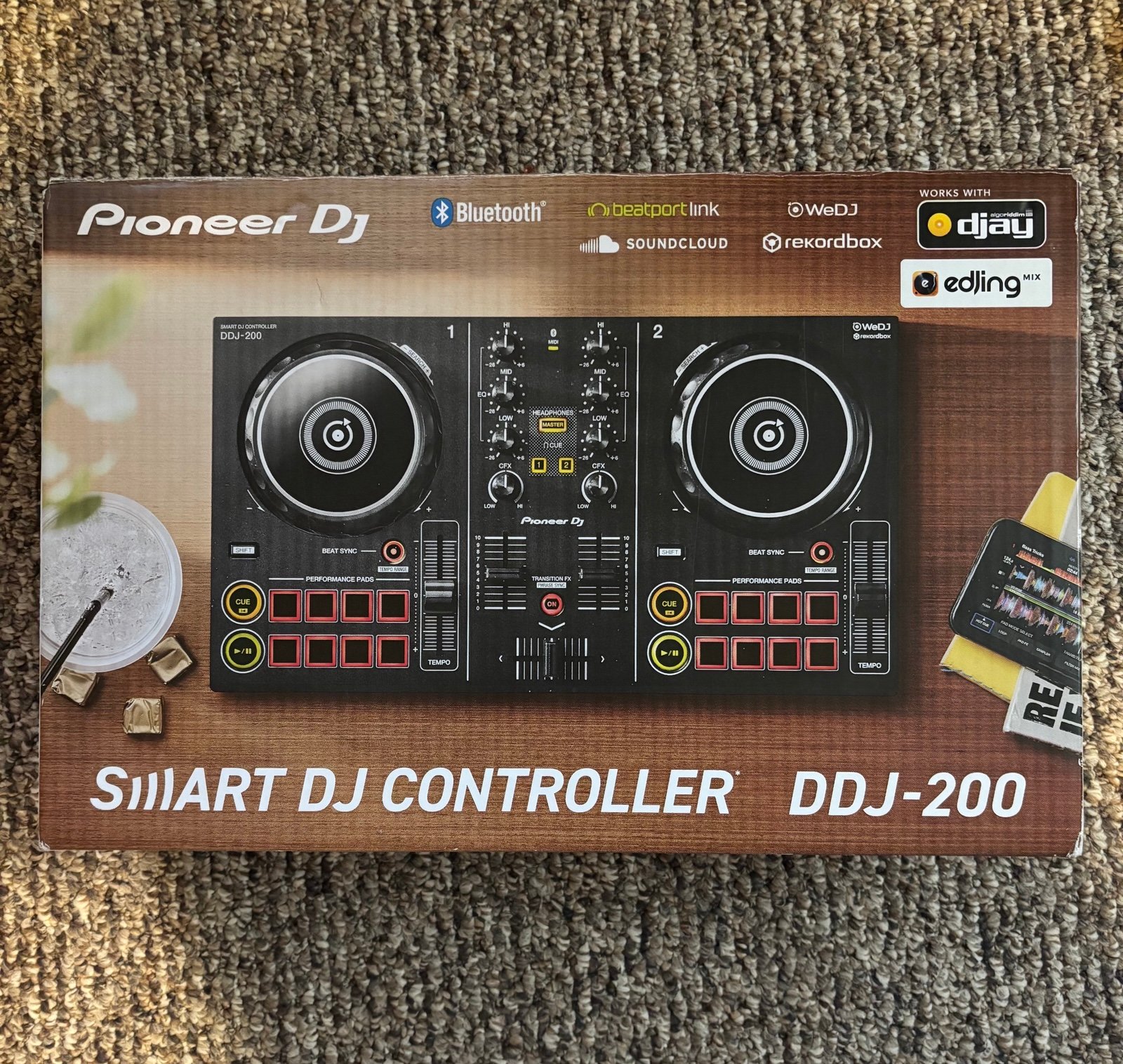 Pioneer DJ DDJ-200 2-Deck Rekordbox DJ Controller