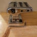 Vintage Ampia 110 Stainless Steel Chrome Pasta Maker Machine