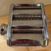 Vintage Ampia 110 Stainless Steel Chrome Pasta Maker Machine