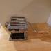 Vintage Ampia 110 Stainless Steel Chrome Pasta Maker Machine