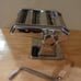 Vintage Ampia 110 Stainless Steel Chrome Pasta Maker Machine