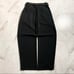 Kurni 22ss Belted Wide Slacks, Black 2