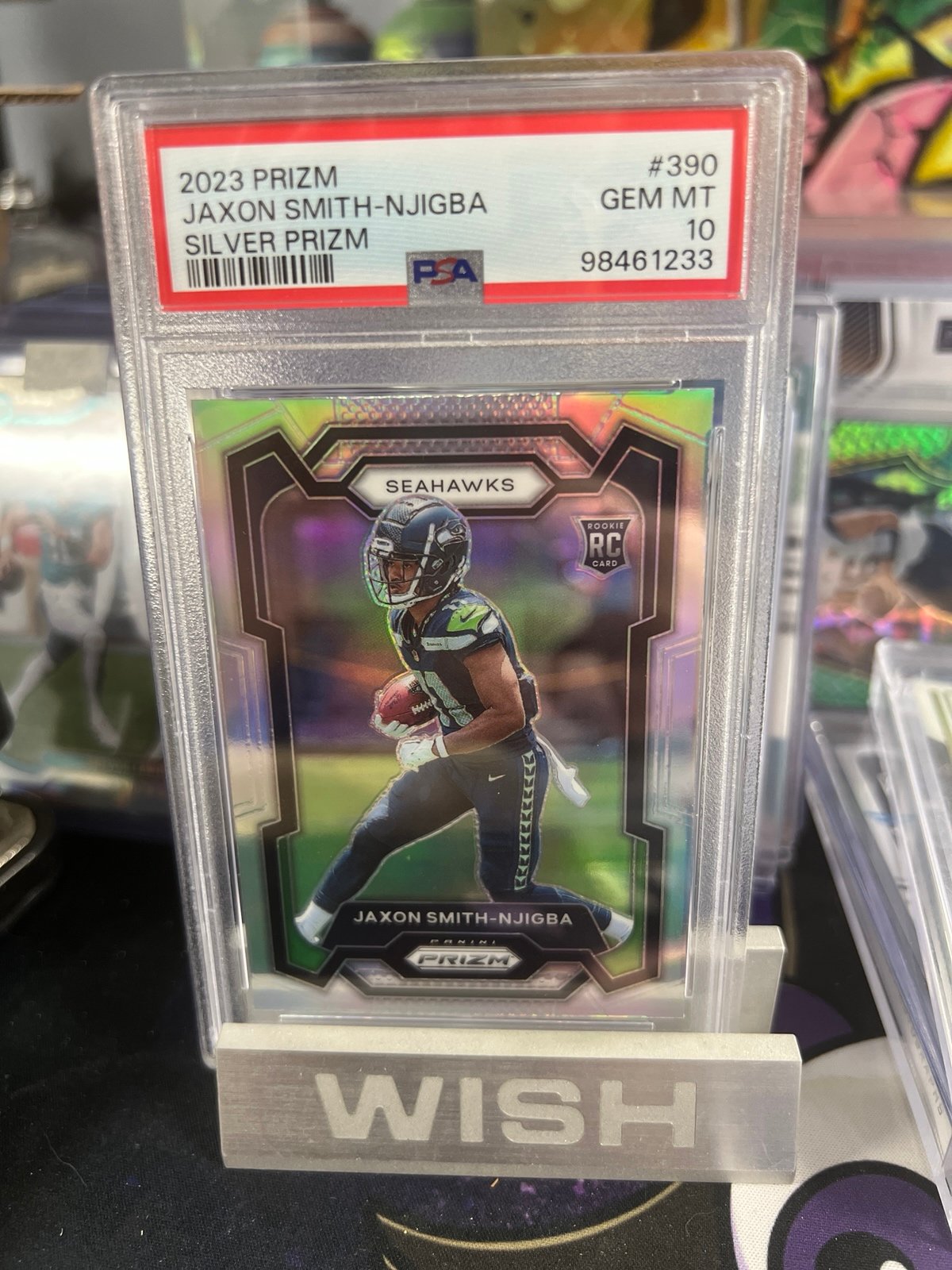 Rookie Jaxon smith-njigba Jsn Seahawks silver Prizm psa 10