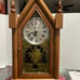 vintage wall clock is a 31-day pendulum clock made in Korea. It features retro d