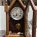 vintage wall clock is a 31-day pendulum clock made in Korea. It features retro d