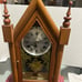 vintage wall clock is a 31-day pendulum clock made in Korea. It features retro d