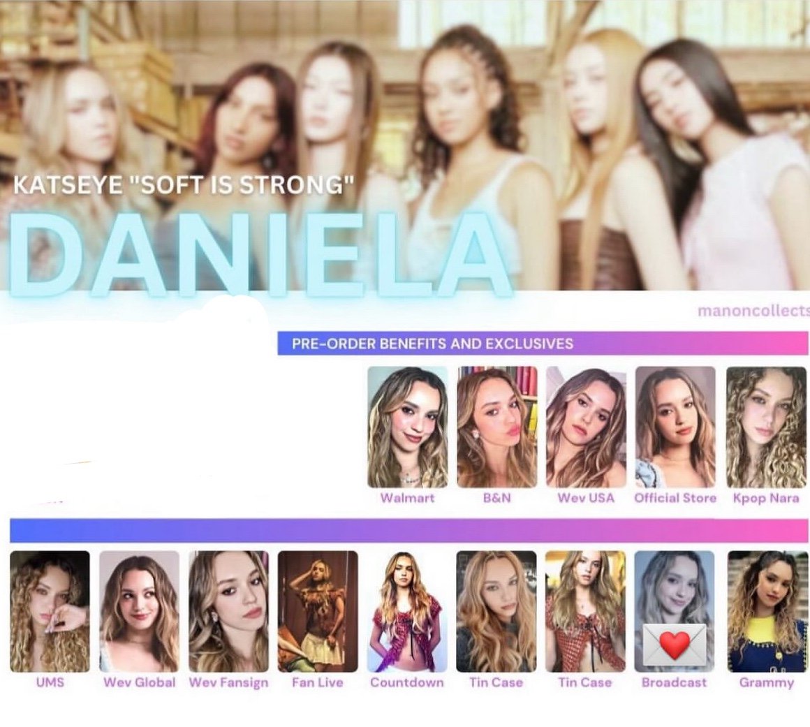 WTB / ISO Katseye Dani Daniela Photocards