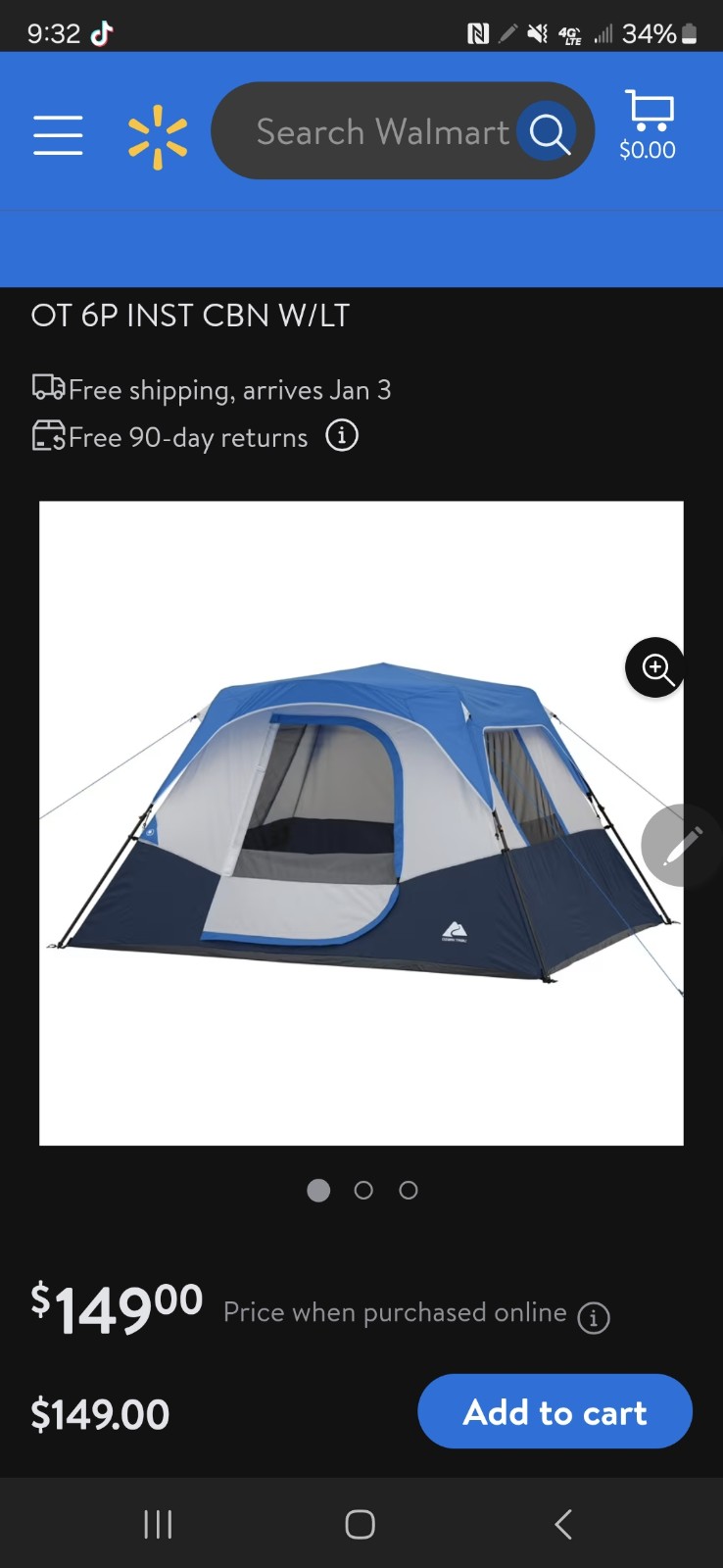 ozark trail tent