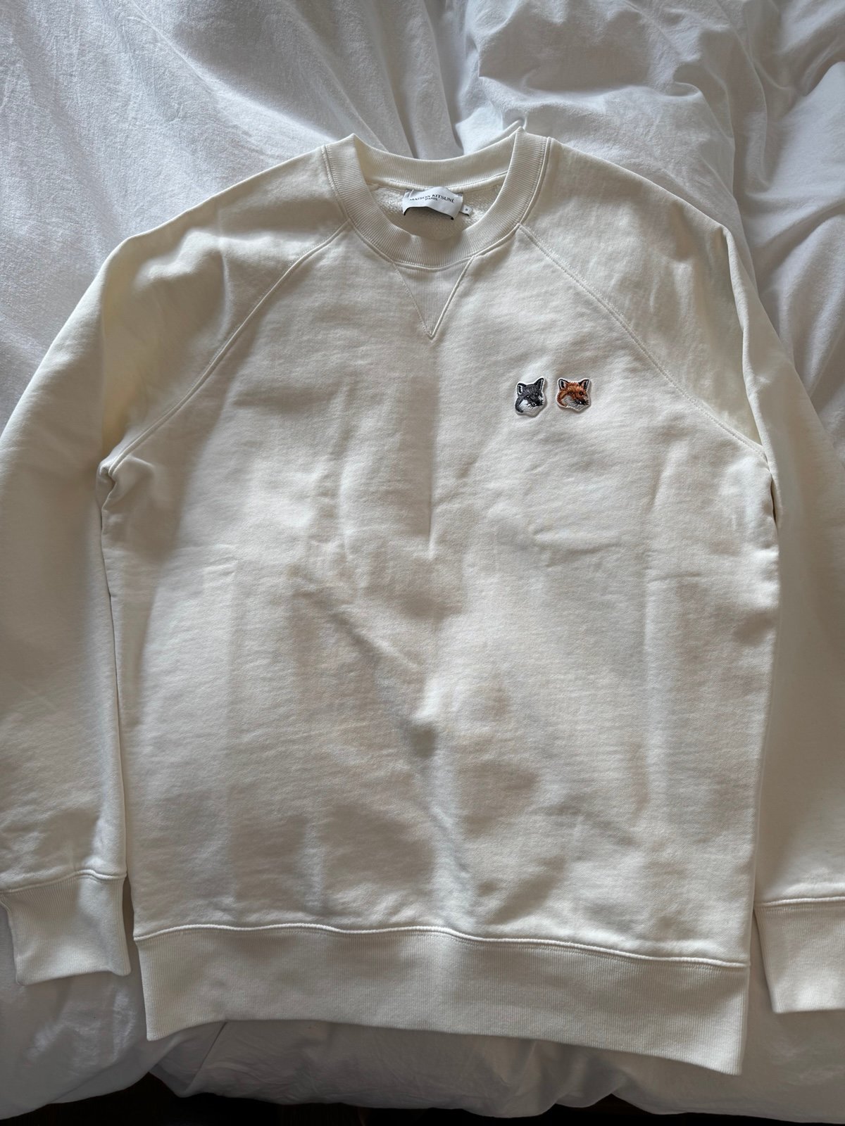 Maison Kitsune Sweatshirt White (M)