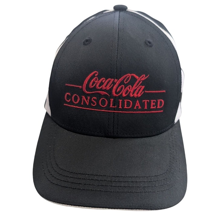 Coca-Cola Consolidated Embroidered Baseball Cap Adjustable Fit Employee Uniform