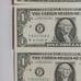 Sequential Numbers Dollar Bills