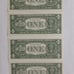 Sequential Numbers Dollar Bills