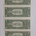 Sequential Numbers Dollar Bills