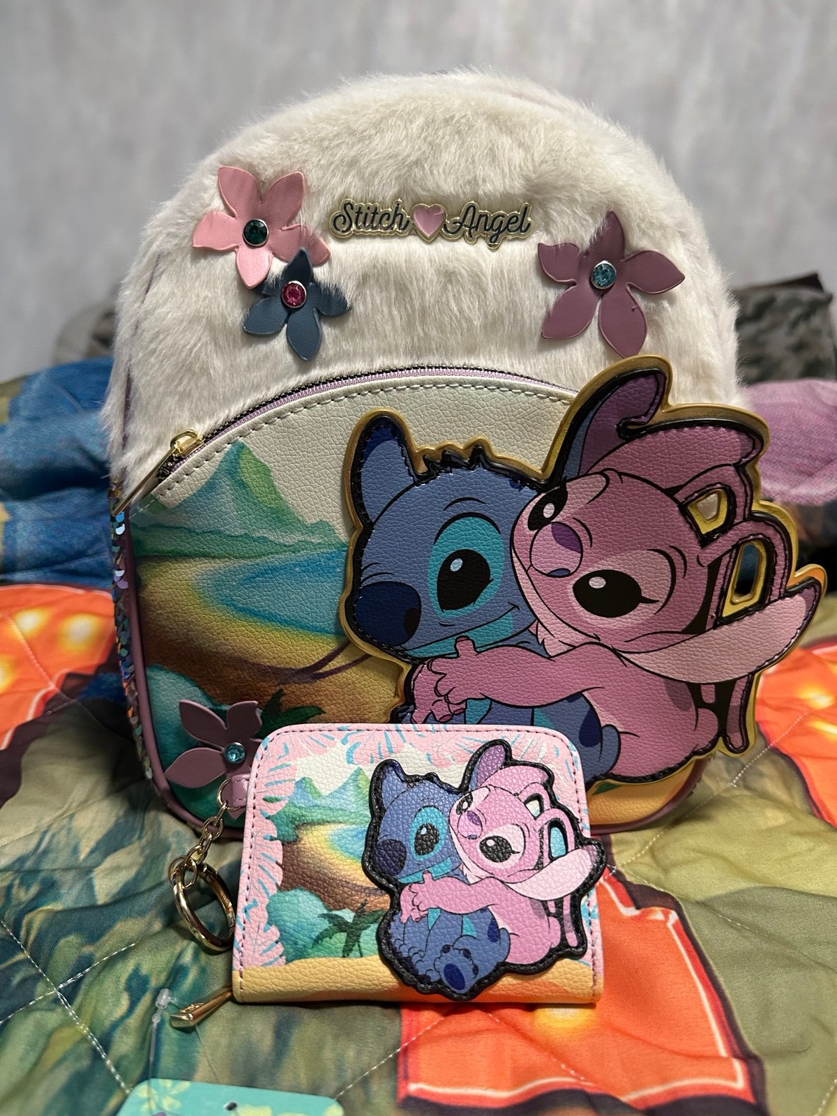 Stitch & Angel Bio World Set
