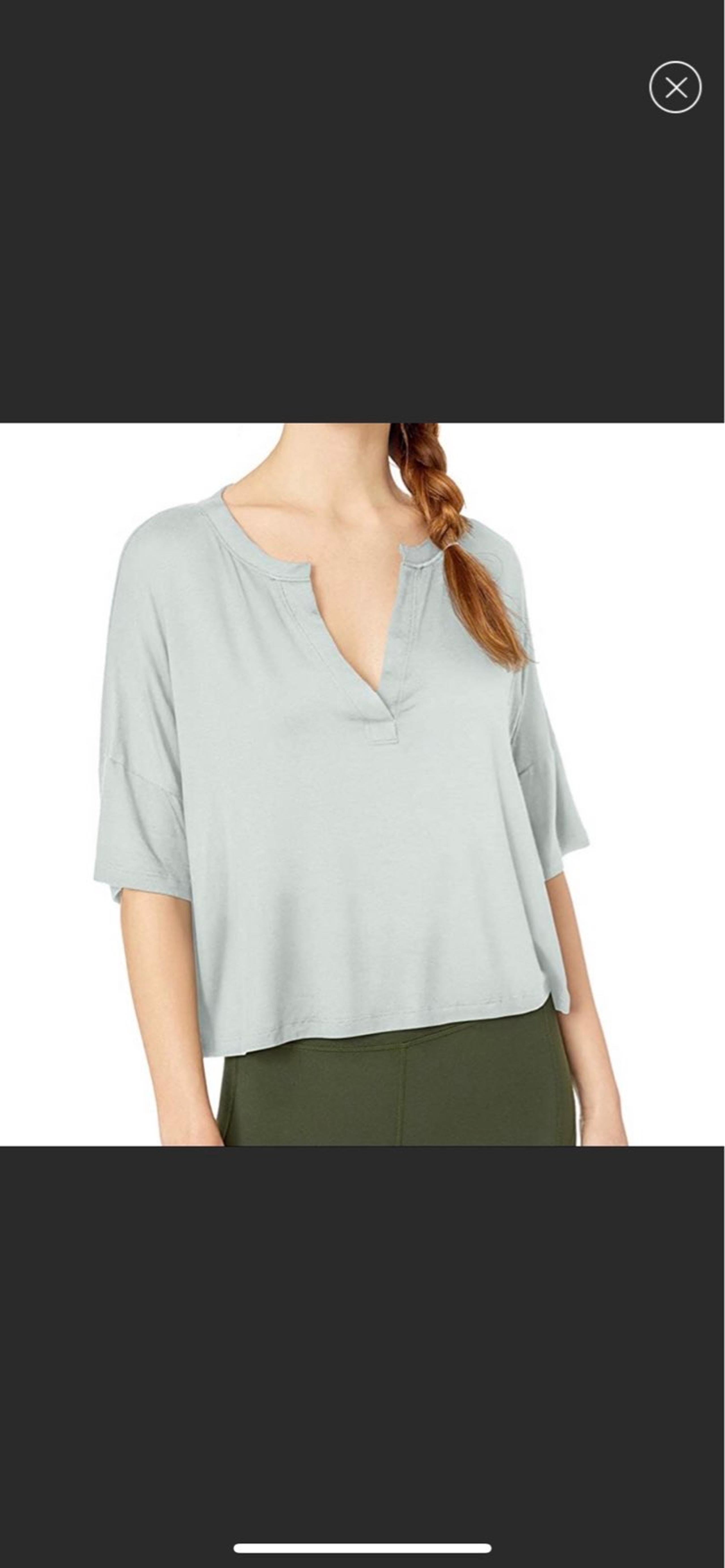 Jersey Swinging Cropped Tee